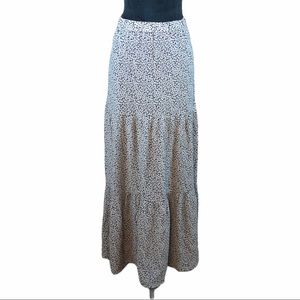 Women’s Prairie Style Print Maxi Skirt